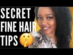 Growing Thin Fine Natural Hair | 3 SECRET Tips