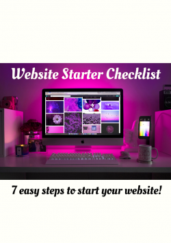 7 steps to start your website