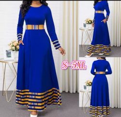 Dashiki African Maxi Dress