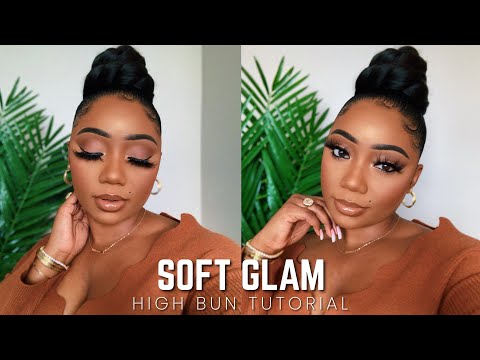Pretty soft glam makeup