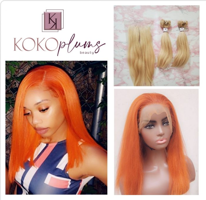 KOKO Plums Beauty Vietnamese 613 Hair Colored to Orange