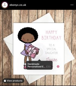 Handmade Happy Birthday Daughter Card