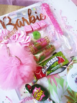 Barbie Lip Gloss Bundle with candy Gift