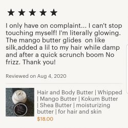 Mango hair/body butter