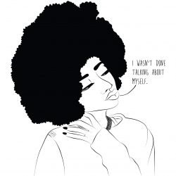 drawing desenho myself curly curls crespo coily afro afropuff