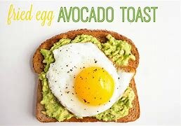 one of my favorite ways to avocado. Hard Fried egg over avocado toast.