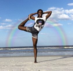 Black Girl Doing Yoga