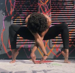 Black Girl Doing Yoga