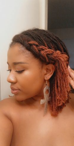 Woman with locs