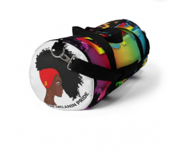 Dripping DOPE paint Duffel bag by The Melanin Pride Inc