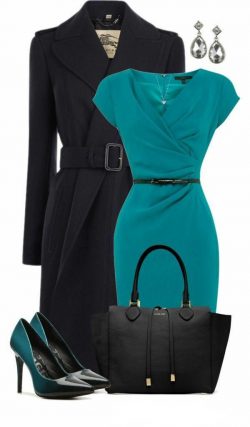 Turquoise and black
