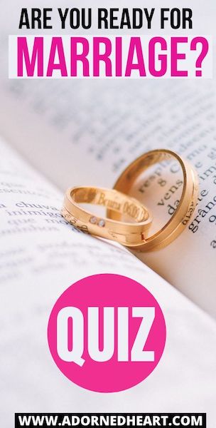 I Am Not Ready for Marriage! Quiz!