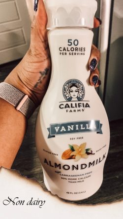 Almond milk- Dairy Free