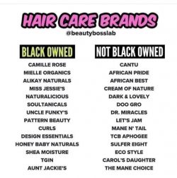 Hair care brands