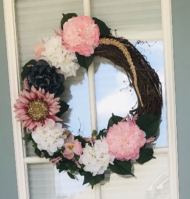 Floral Door Wreath