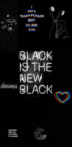 BLACK IS THE NEW BLACK