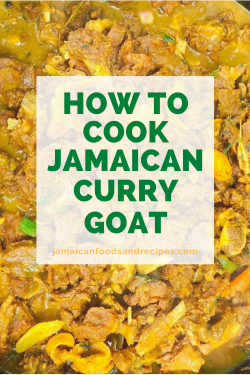 How to cook Jamaican Curry Goat