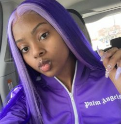 Purple Hair Color on Lacefront