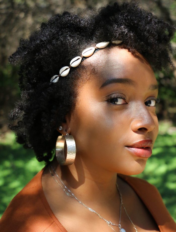 Cowrie Shell Adjustable Headband | Natural Hair Accessories | Afro Hair
