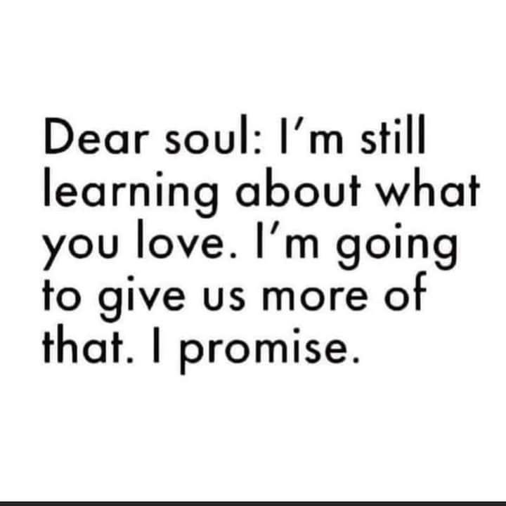 Dear soul :