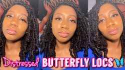 Butterfly Locs Natural Hairstyle