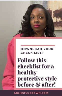 Downloadable Protective Style Check List