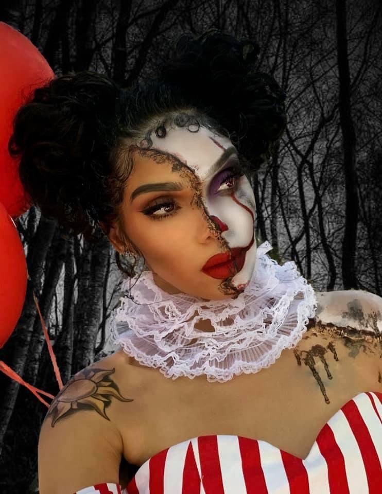 halloween makeup 🎨 it 🤡