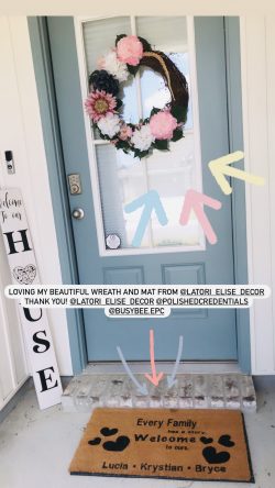 Custom Wreath & Doormat