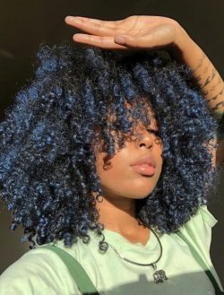 Blue curls