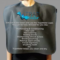 Multiple uses for this waterproof and super absorbent cape