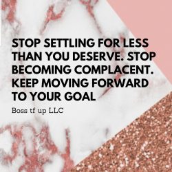 Stop settling