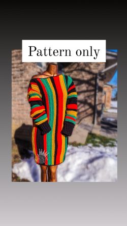 Off-Shoulder Sweater PATTERN ONLY