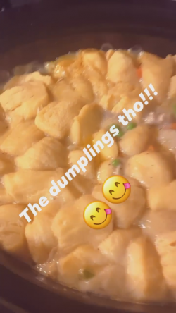 Chicken and dumplings crockpot style