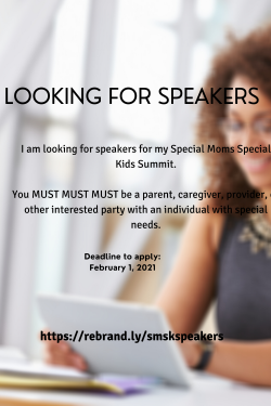 Looking for speakers