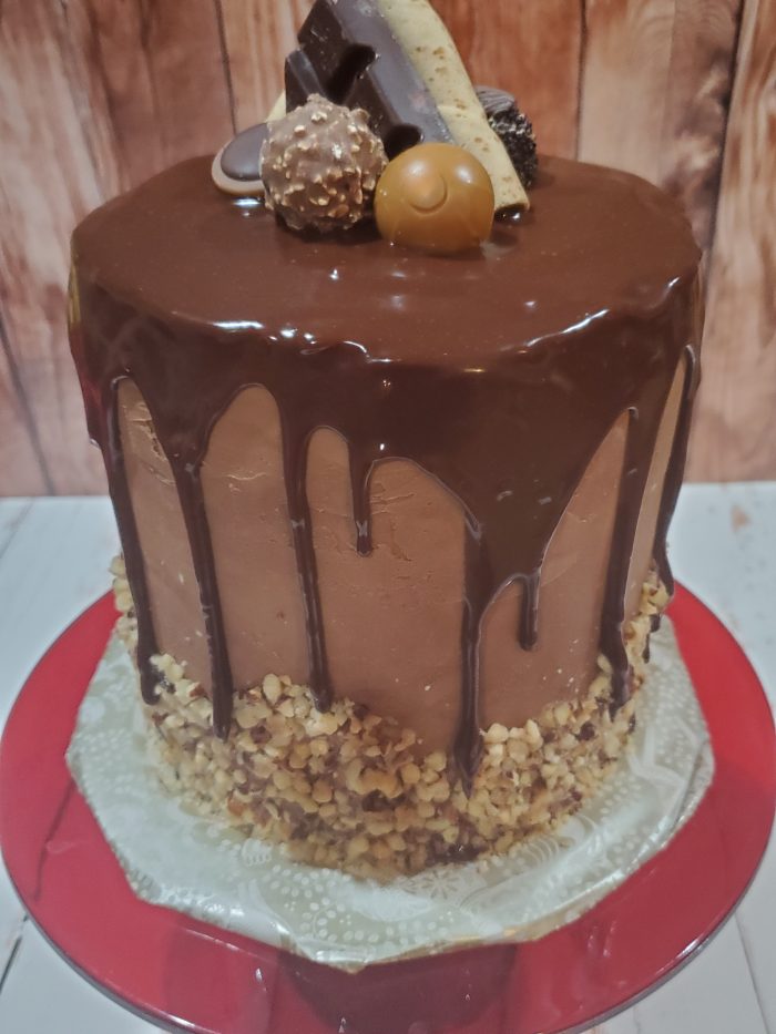 Recipe for Chocolate Cake with Nutella Mascarpone Filling