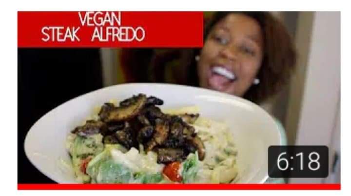 Vegan Steak Alfredo