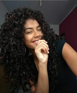 Curls with a smile