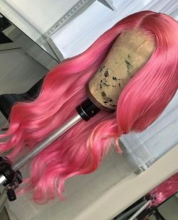 pink lace wig