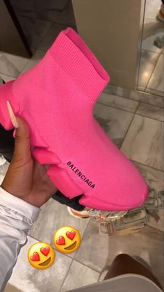 pink Balenciaga’s