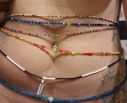 Waist beads, custom, handmade
