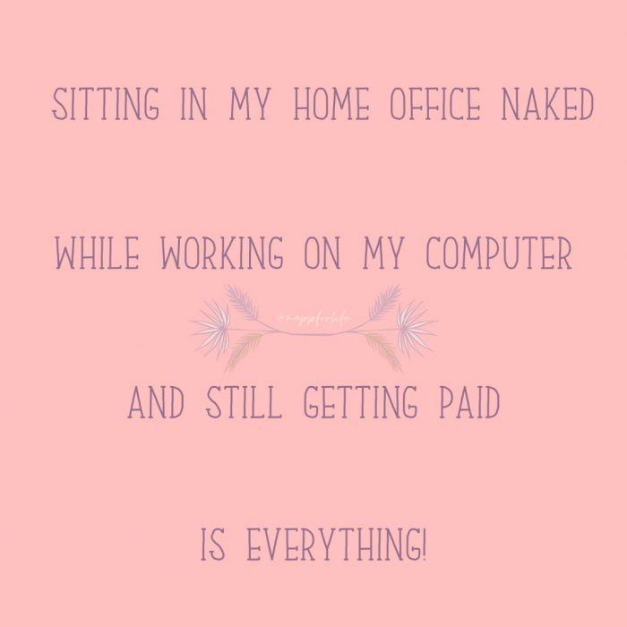 Work from home lifestyle