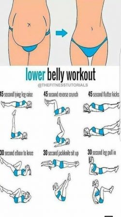 Lower belly workout