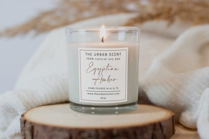 100% Soy Scented Hand poured, Candles