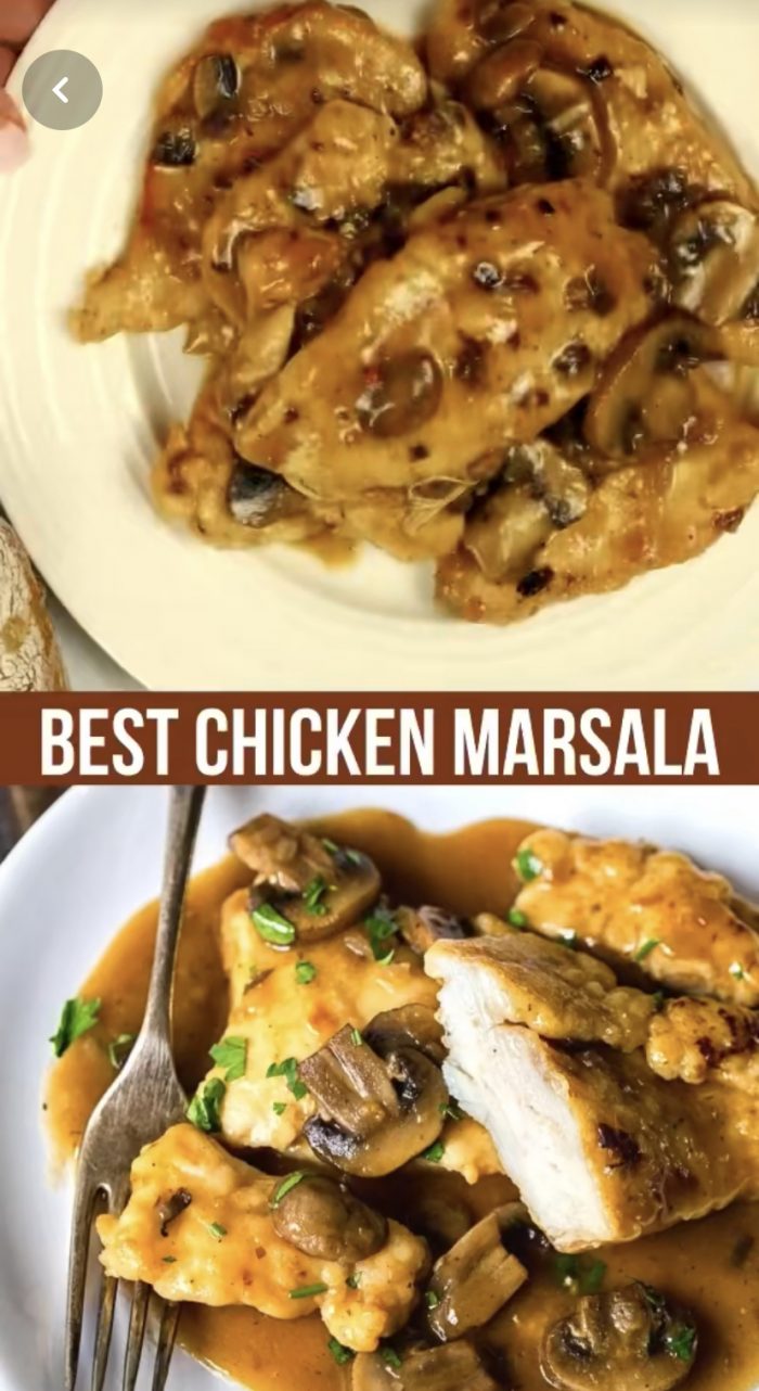 Chicken Marsala Recipe… HELLA GOOD!