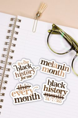 Black History Month Stickers