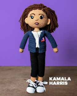 Kamala Harris doll I made for Nick Jr. to celebrate Black History Month
