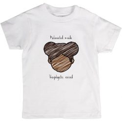 Melanated & Unapologetic toddler tee