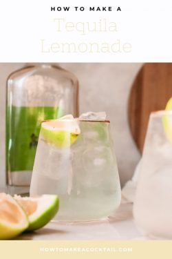 Tequila lemonade cocktail