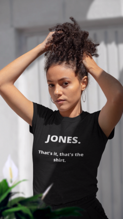 Jones witty family name shirt!