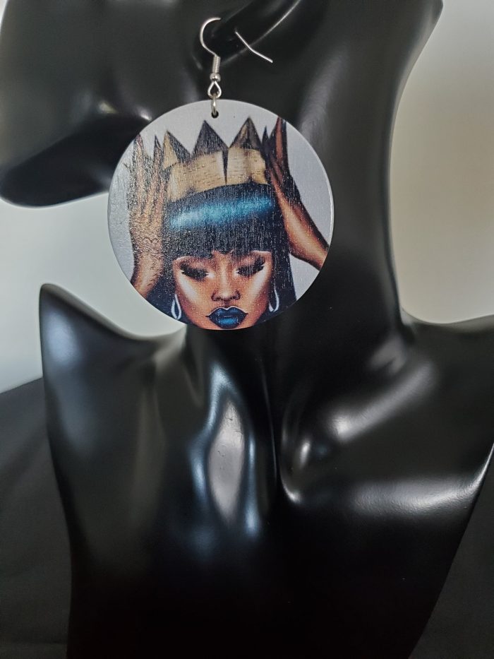 Queenin’ | Afrocentric earrings | Black Girl Magic | Black Queen | $5 Sale